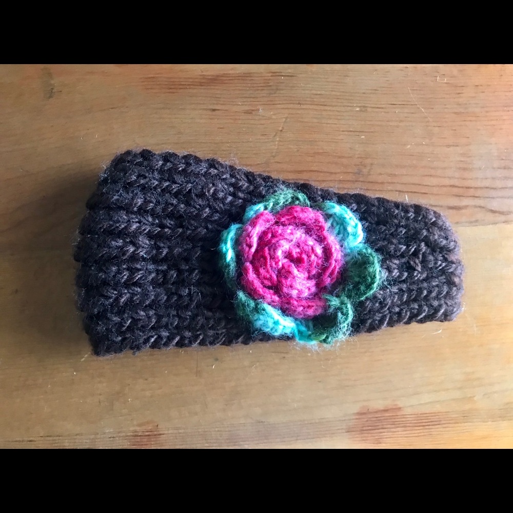 Winter knit headband